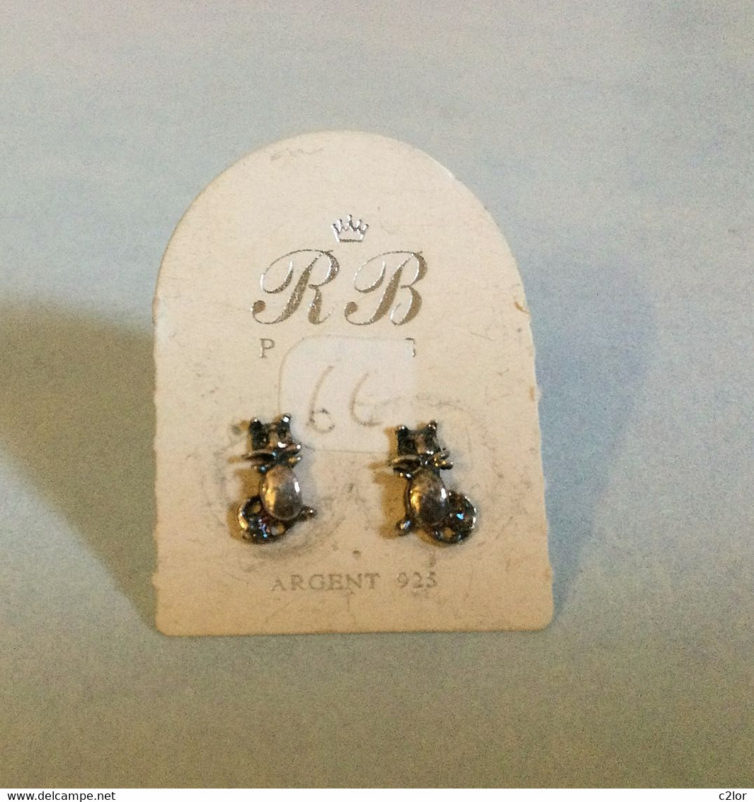 Ancien Lot De 3 Paires De Boucles D'oreilles En Argent 925 (lot 3) - Ohrringe