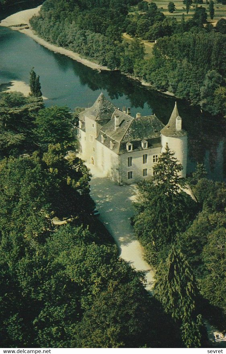 SOUILLAC. - Le Château De La Treyne. Vue Aérienne. CPM - Souillac