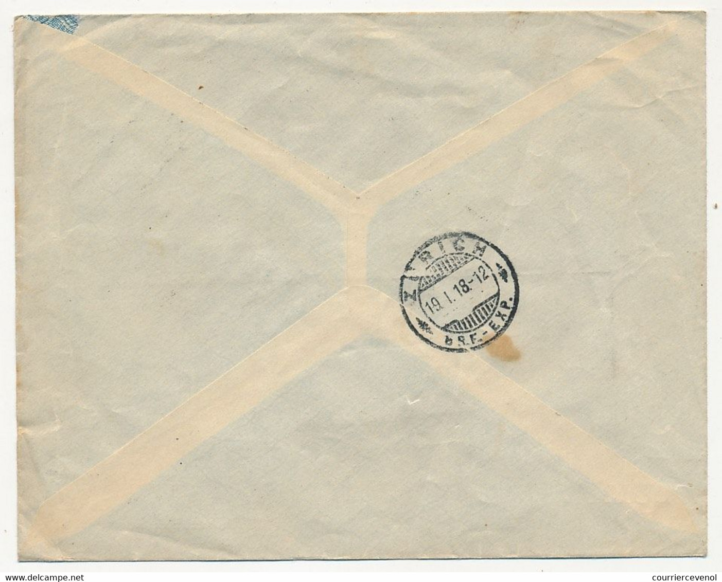 EGYPTE - Enveloppe En Tête "Andritsakis Barsoum & Co Alexandrie" Affr 1917 - Censure Anglaise Passed By Censor N°6 - 1915-1921 Protettorato Britannico