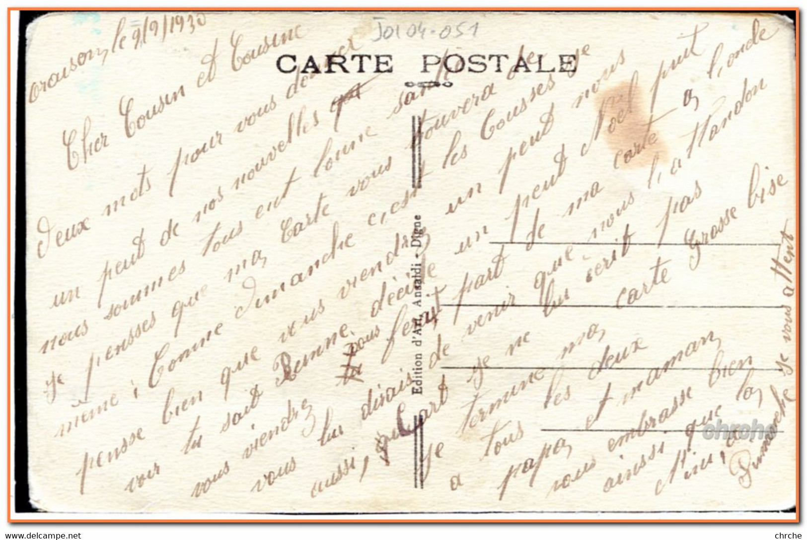 04  - ORAISON - Avenue De La Gare - Other & Unclassified