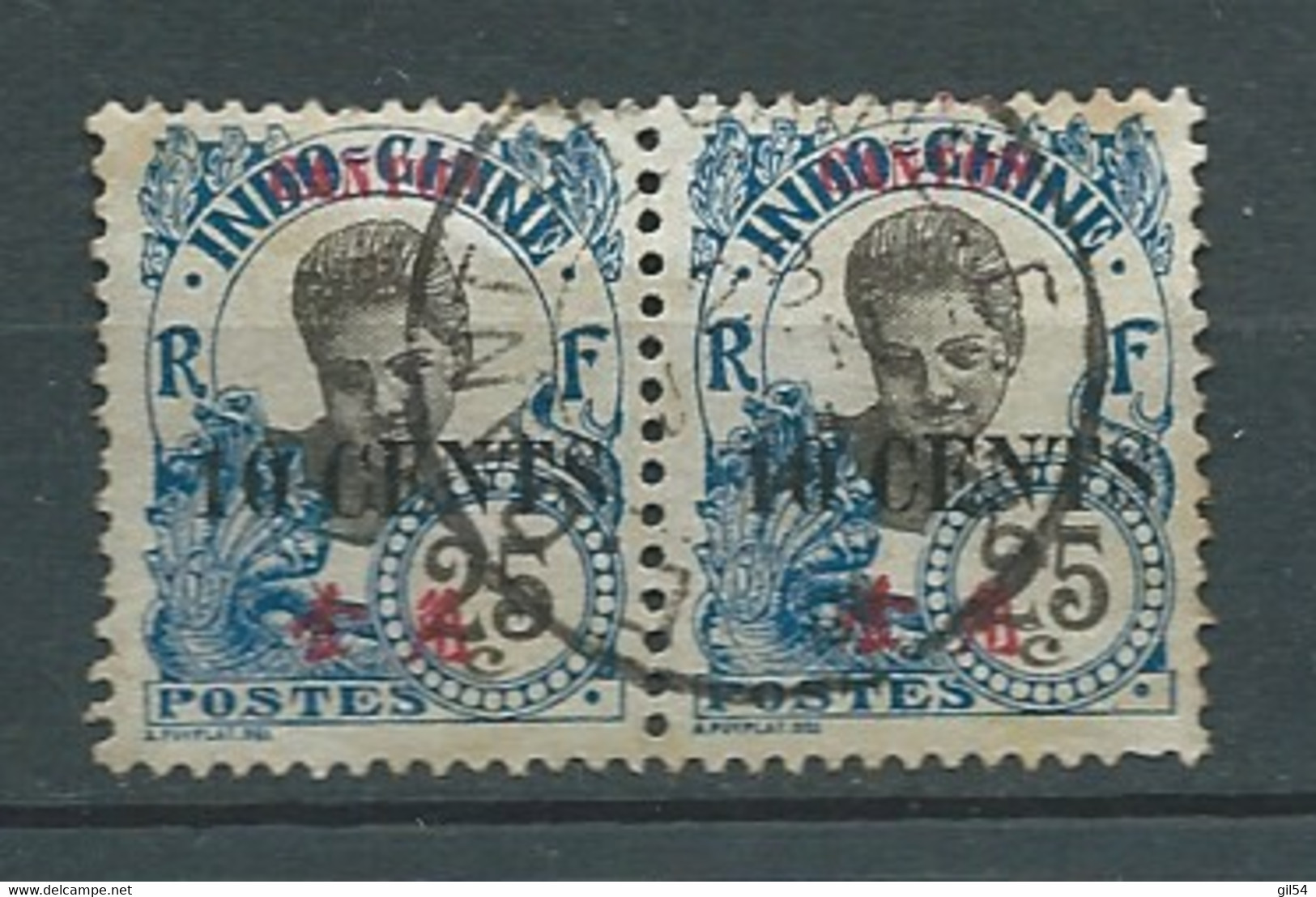 CANTON YVERT N° 74 PAIRE Oblitérée      , Ai29904 - Used Stamps