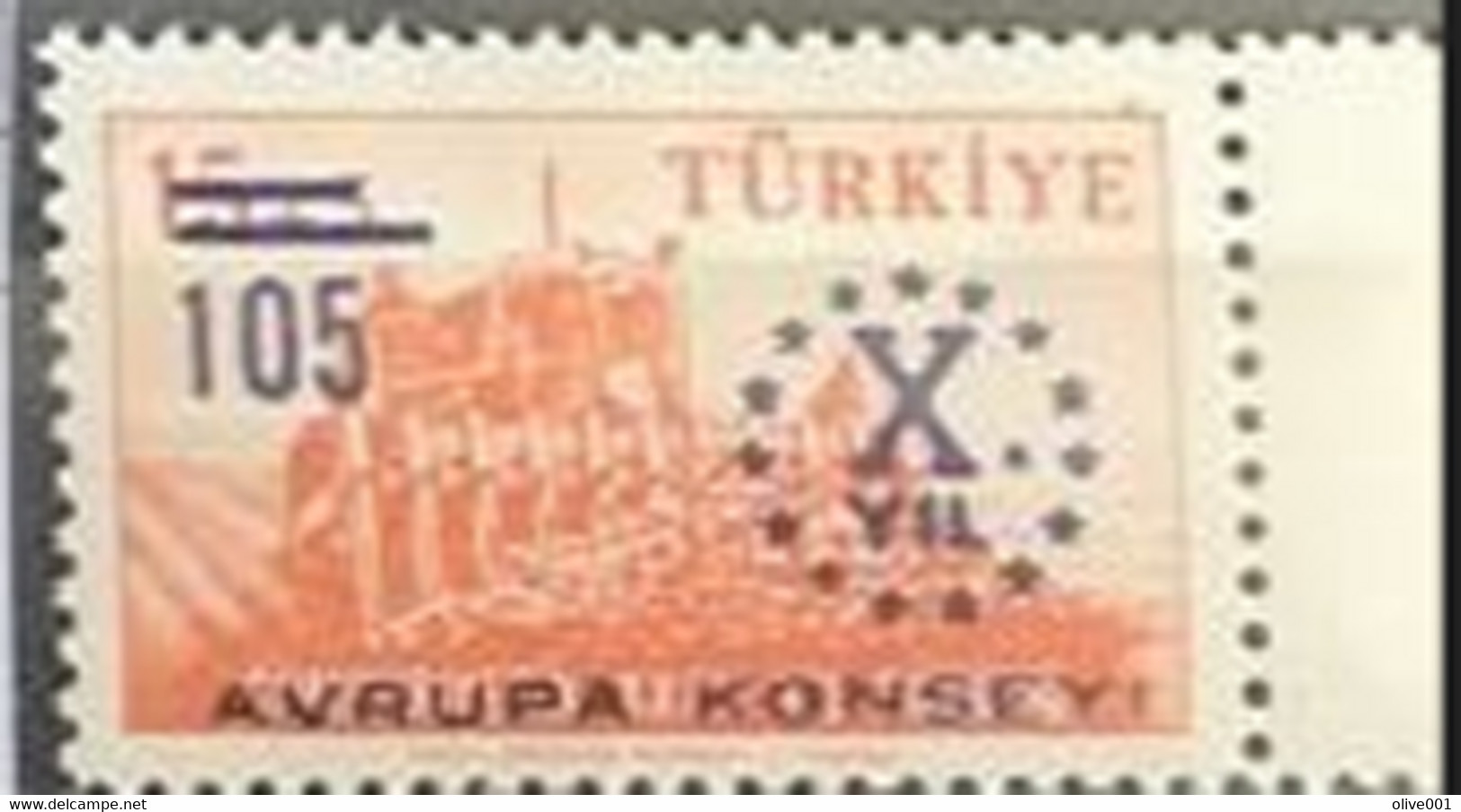 Timbre De Turquie Y&T 1625 Neuf MNH ** - Autres & Non Classés