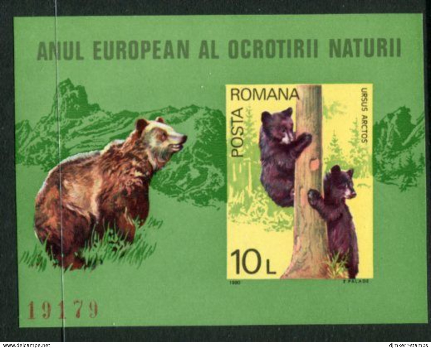 ROMANIA 1980 European Nature Protection Blocks MNH / **.  Michel Blocks 168 - Blocks & Sheetlets