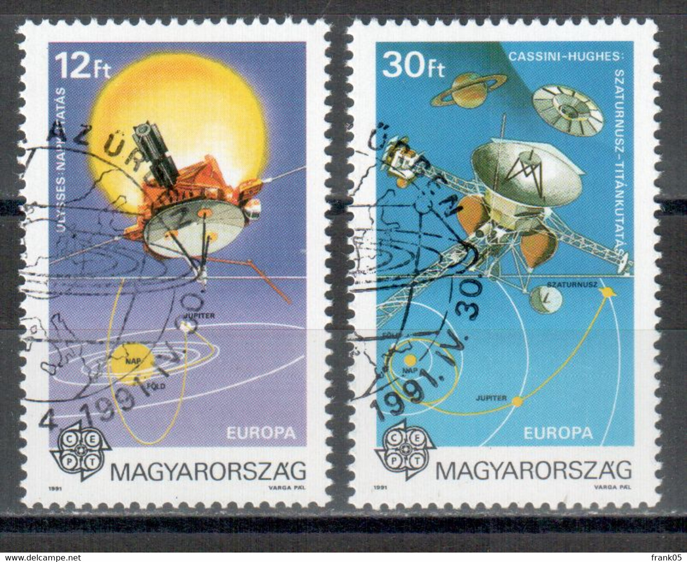 Ungarn / Hungary / Hongrie 1991 Satz/set EUROPA Gestempelt/used - 1991