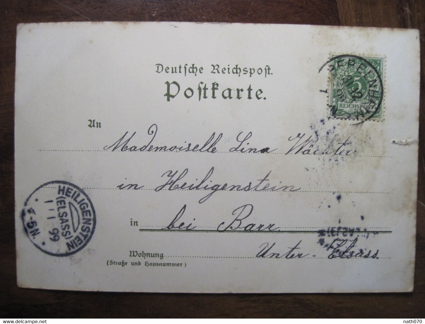 AK Elsass 1899 Gruss Aus Rappotsweiler Ribeauvillé, Elsaß  CPA DR Deutsches Reich Alsace - Ribeauvillé