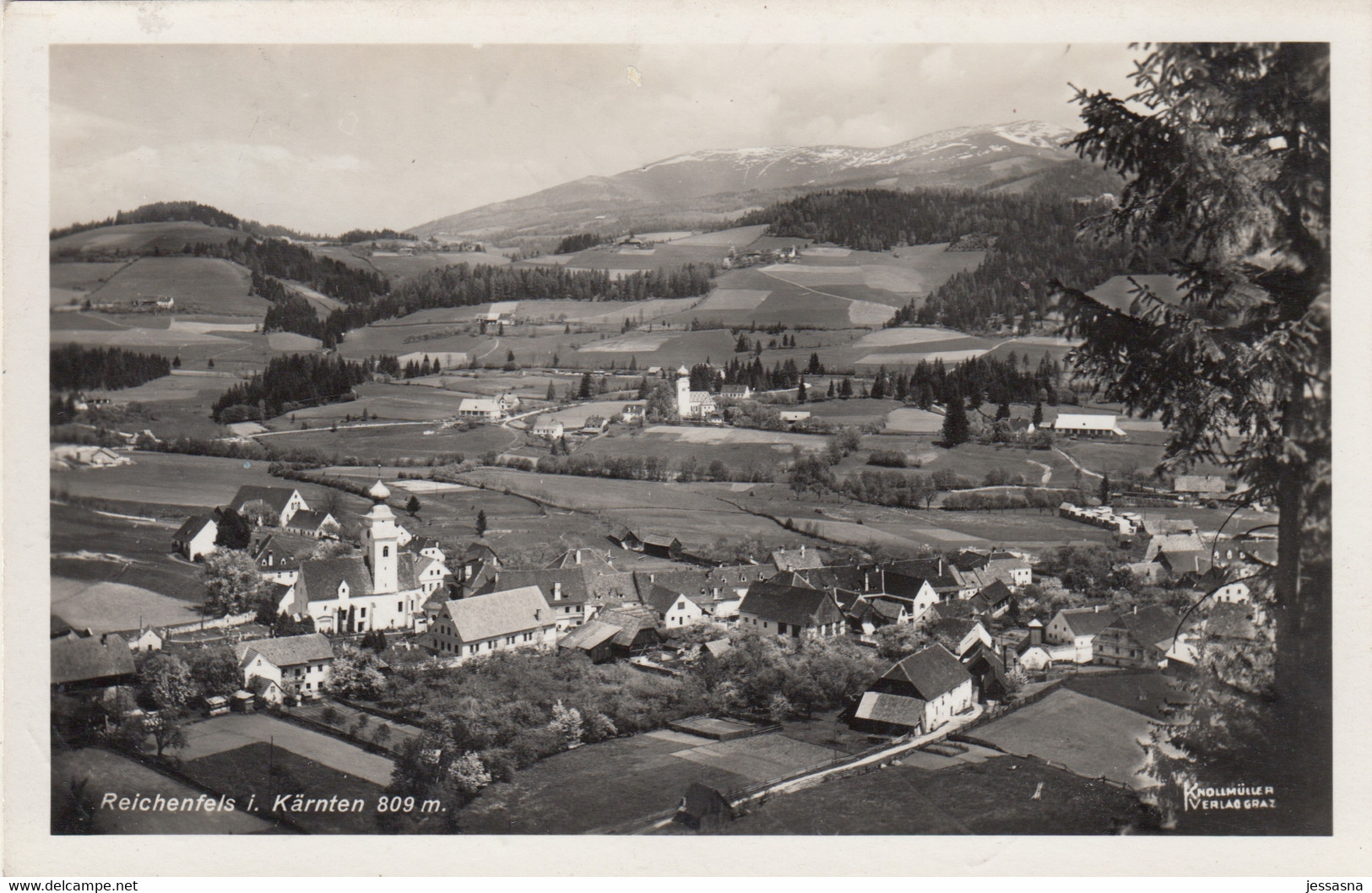 AK - REICHENFELS Im Lavanttal - Gesamtansicht  1938 - Wolfsberg