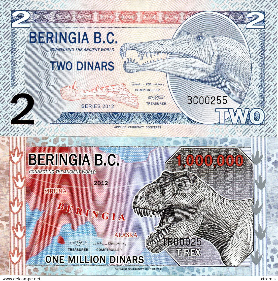 Beringia B.C. - Connecting The Ancient World - 4 Billets - Fiktive & Specimen