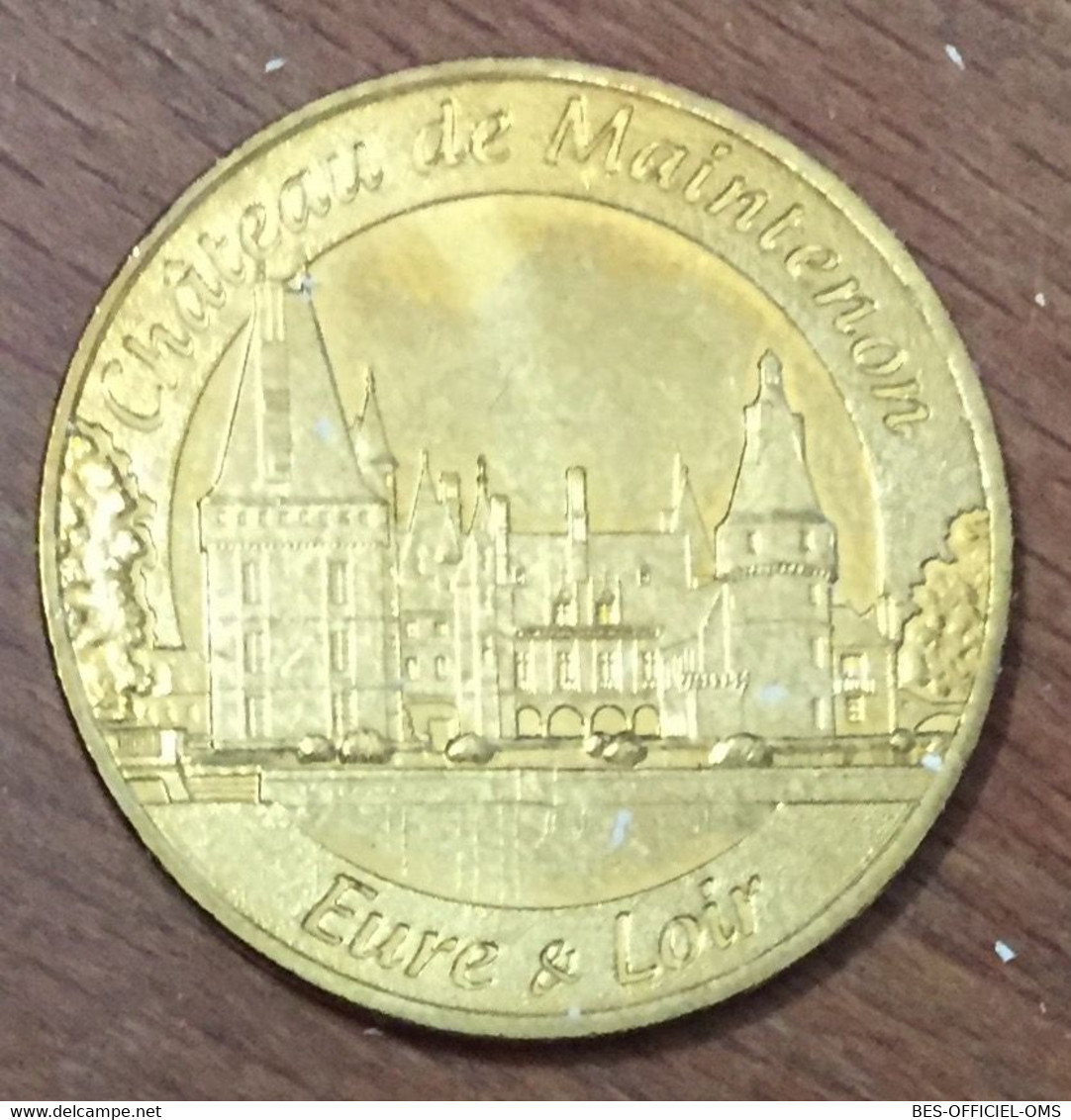 28 CHÂTEAU DE MAINTENON MÉDAILLE SOUVENIR MONNAIE DE PARIS 2012 JETON TOURISTIQUE MEDALS TOKENS COINS - 2012