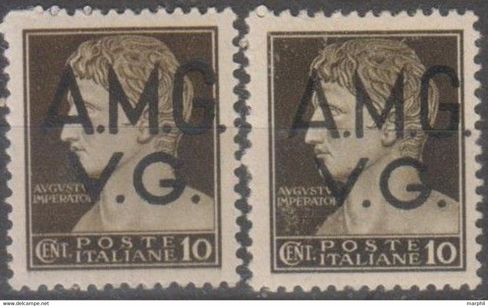 Italia 1945 Venezia Giulia (AMG VG) UnN°2 2v MNH/** - Oblitérés