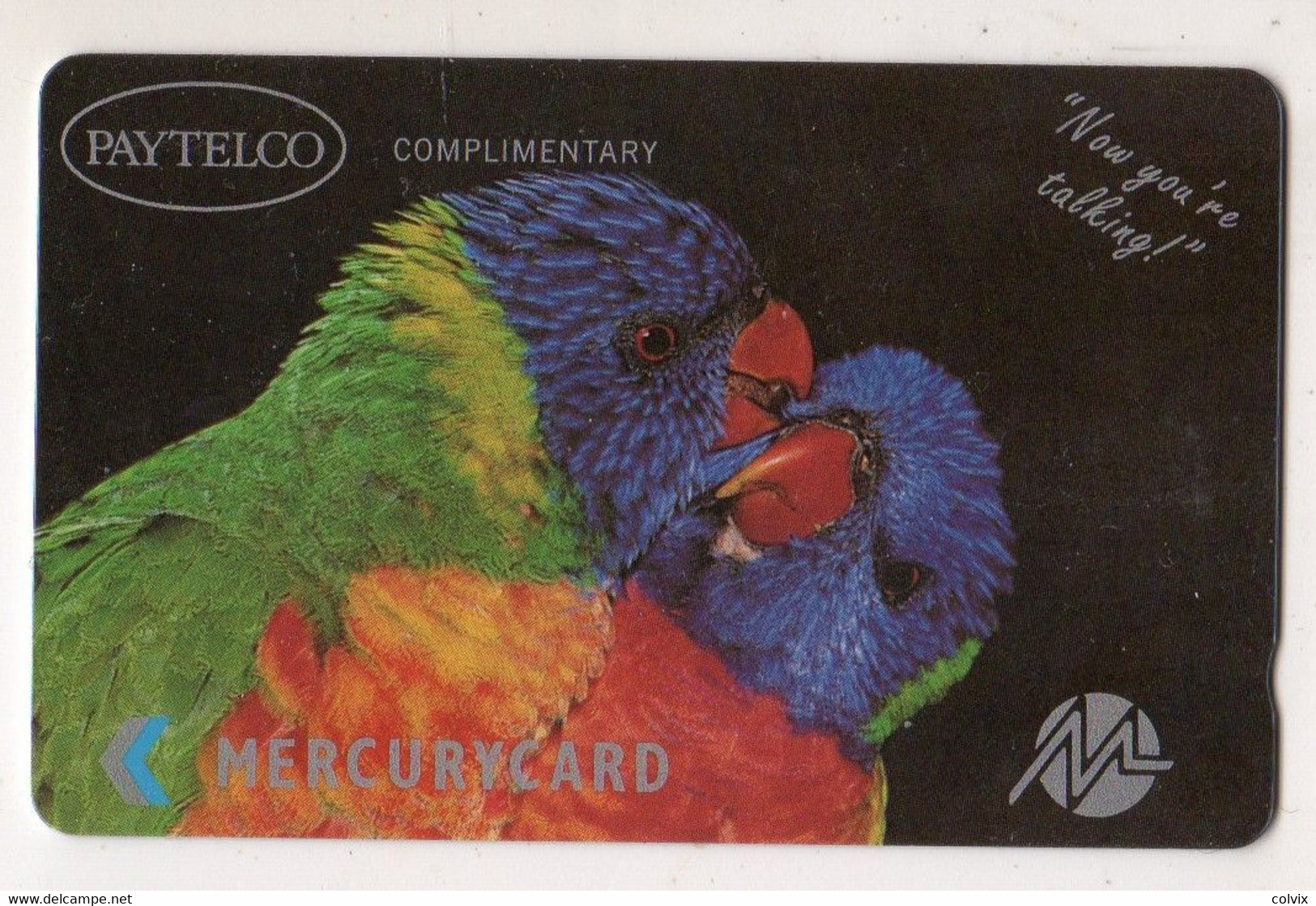 ROYAUME-UNI TELECARTE MERCURYCARDS PAYTELCO COMPLIMENTARY PERROQUET PARROT - Pappagalli