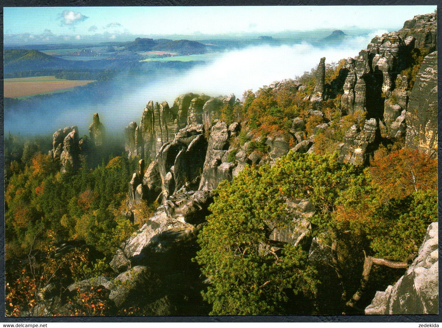 E2555 - TOP Elbsandsteingebirge Schrammsteine - Verlag Adam - Schmilka