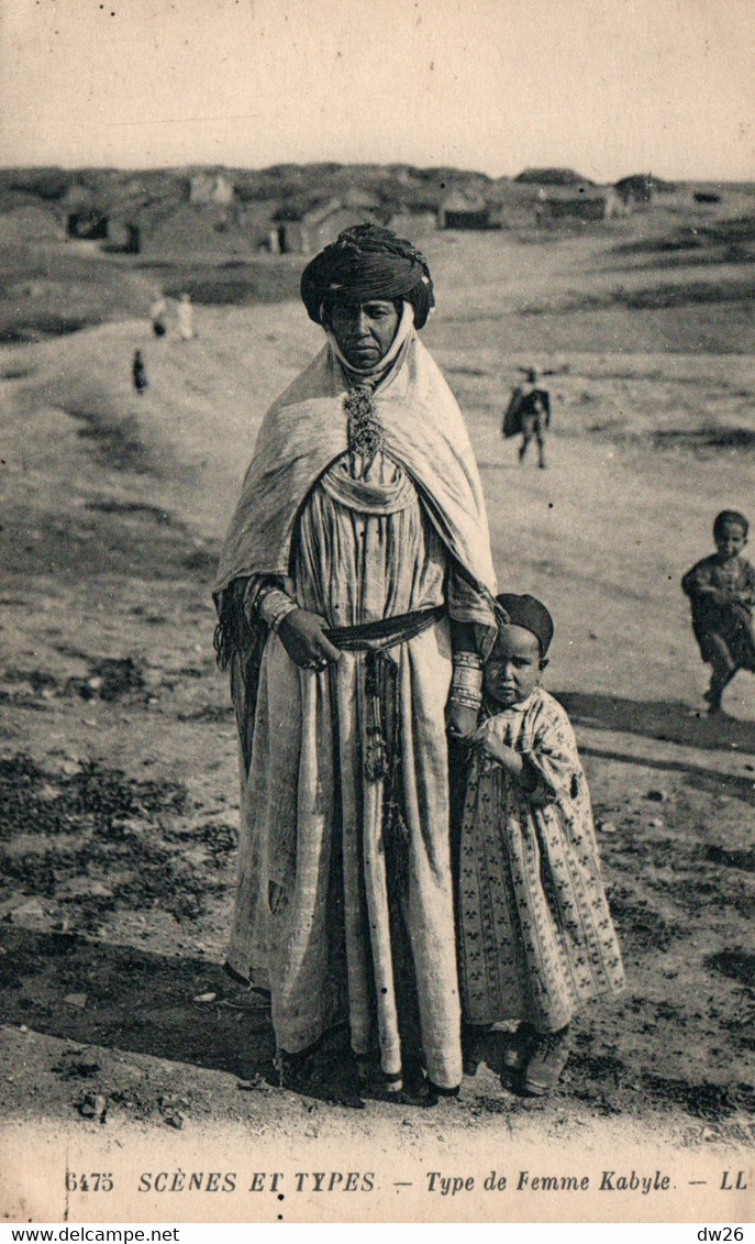 Scènes Et Types - Type De Femme Kabyle Et Son Enfant - Carte LL N° 6475 Non Circulée - África