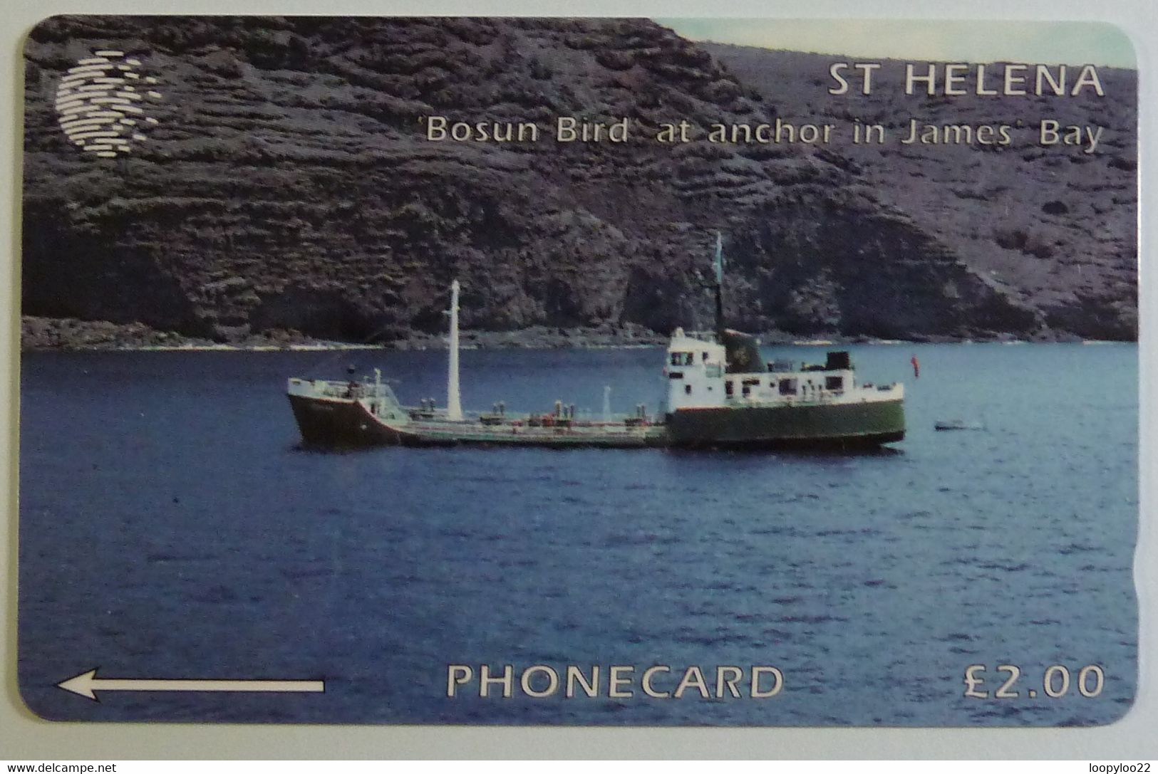 ST HELENA - GPT - £2 - Bosun Bird At Anchor James Bay - 5CSHD - 2000ex - Mint - Isla Santa Helena