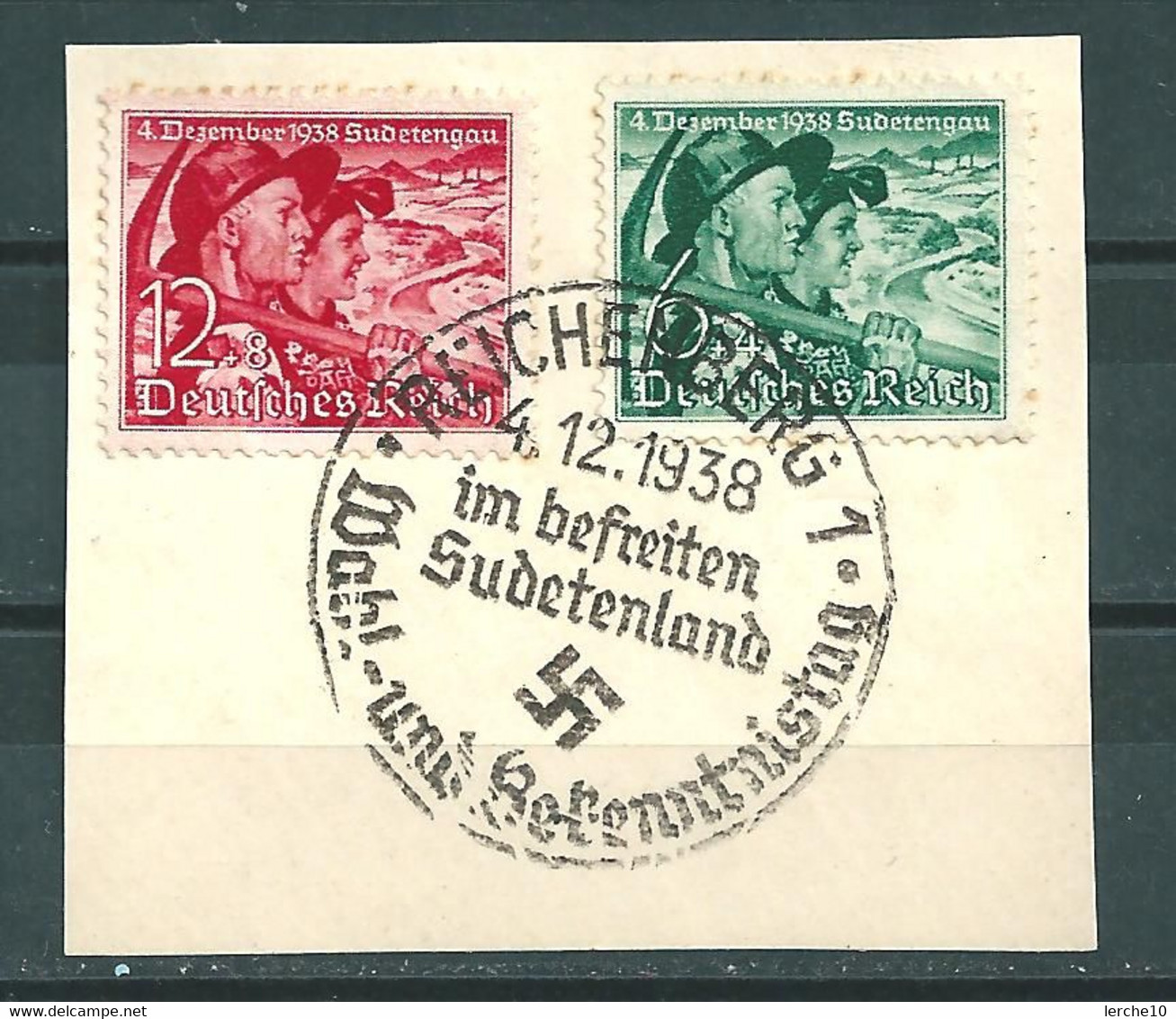 MiNr. 684-685 Briefstück (01) - Gebraucht