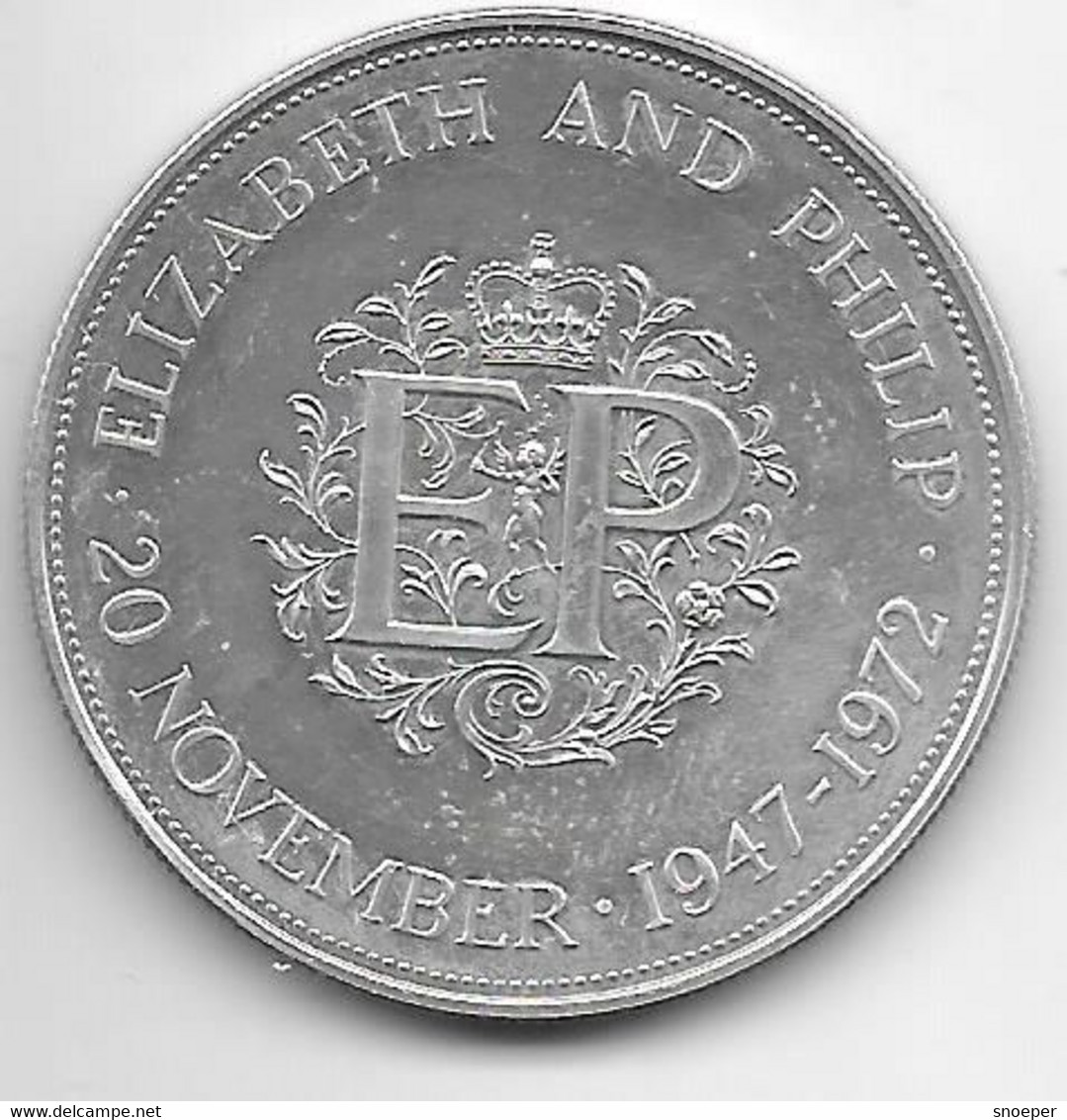 *great Britain 25 Pence 1972 Silver Km 917a  Catalog Val 30$ - 25 New Pence