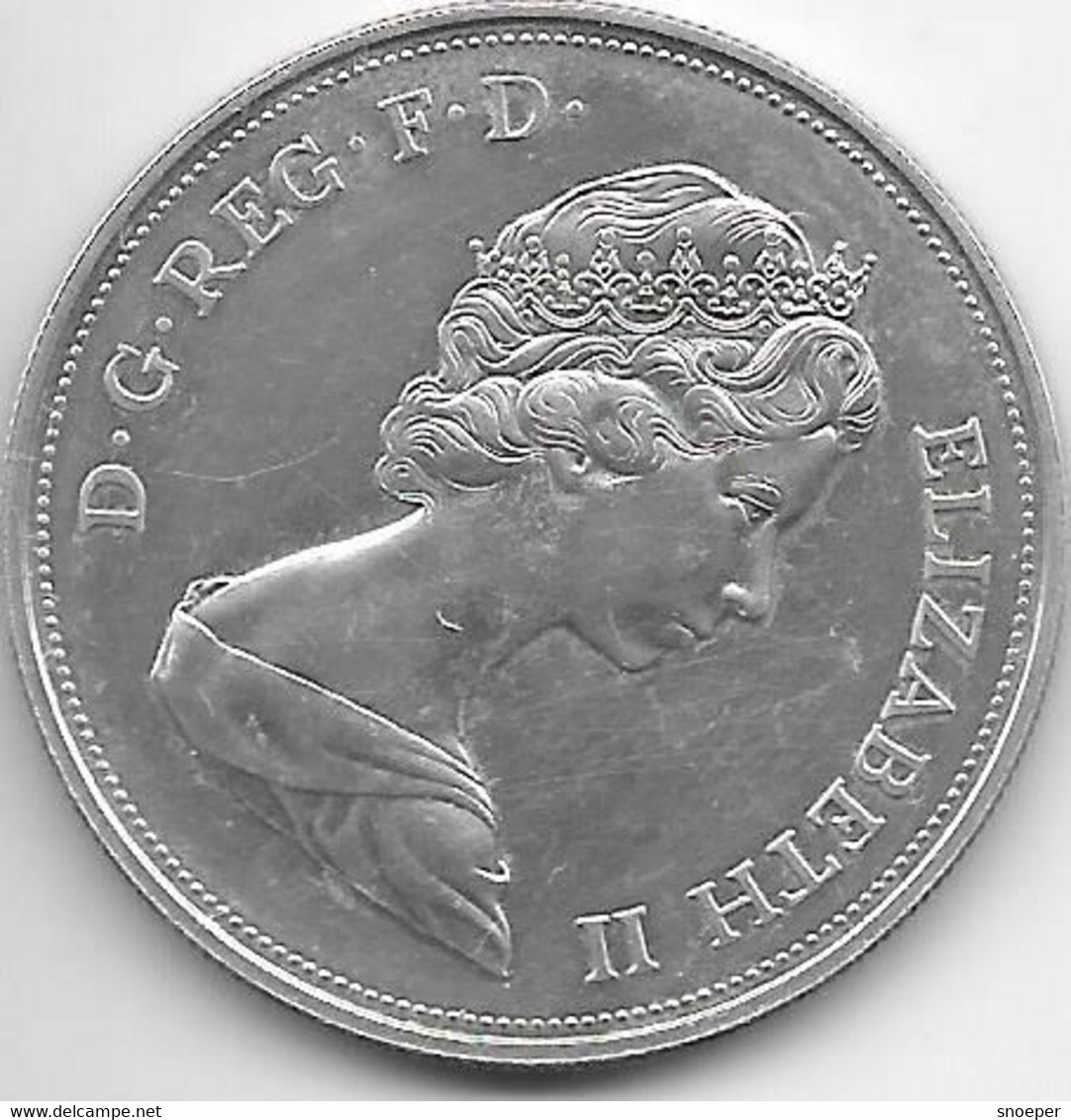 *great Britain 25 Pence 1972 Silver Km 917a  Catalog Val 30$ - 25 New Pence