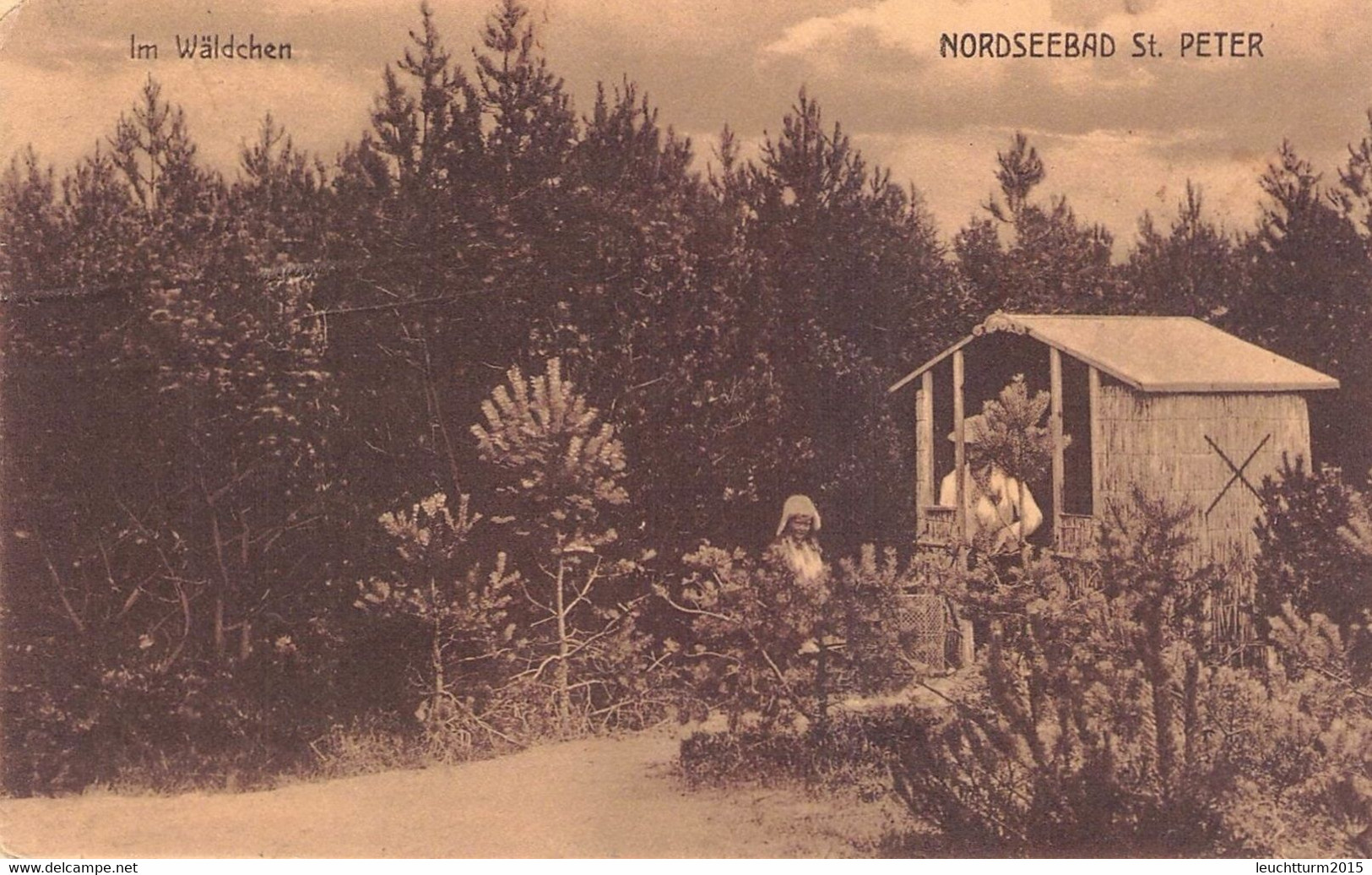 NORDSEEBAD ST. PETER - IM WÄLDCHEN 1911  /ak391 - St. Peter-Ording