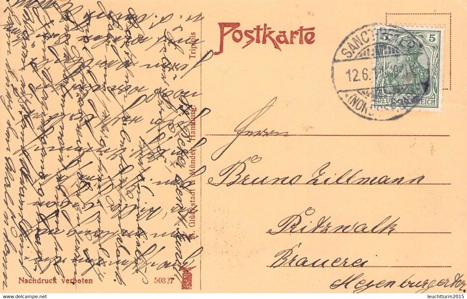 NORDSEEBAD ST. PETER - IM WÄLDCHEN 1911  /ak391 - St. Peter-Ording