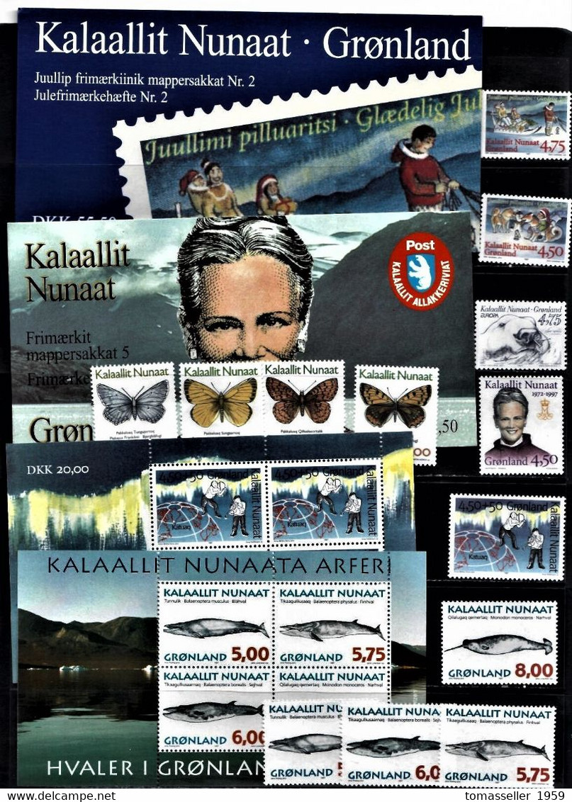 Greenland13 Years (1994-2006 Y.y.) Stamps S/sh.+Booklets - Nuovi