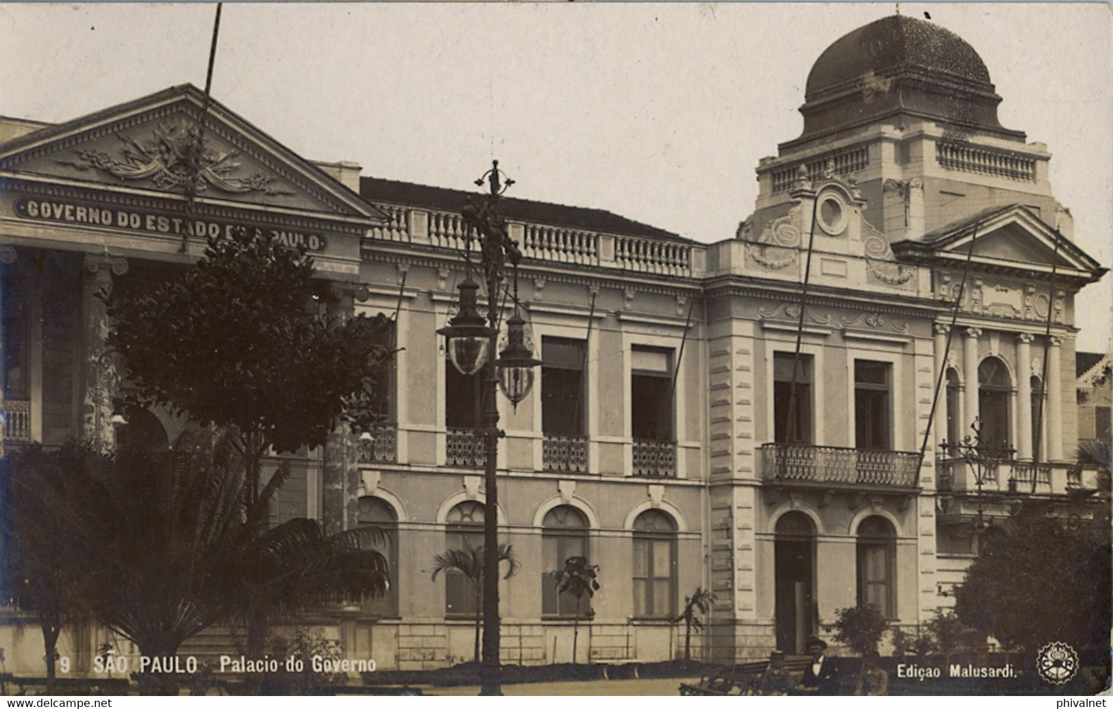 BRASIL , T.P.  NO CIRCULADA , SAO PAULO , PALACIO DO GOVERNO - São Paulo