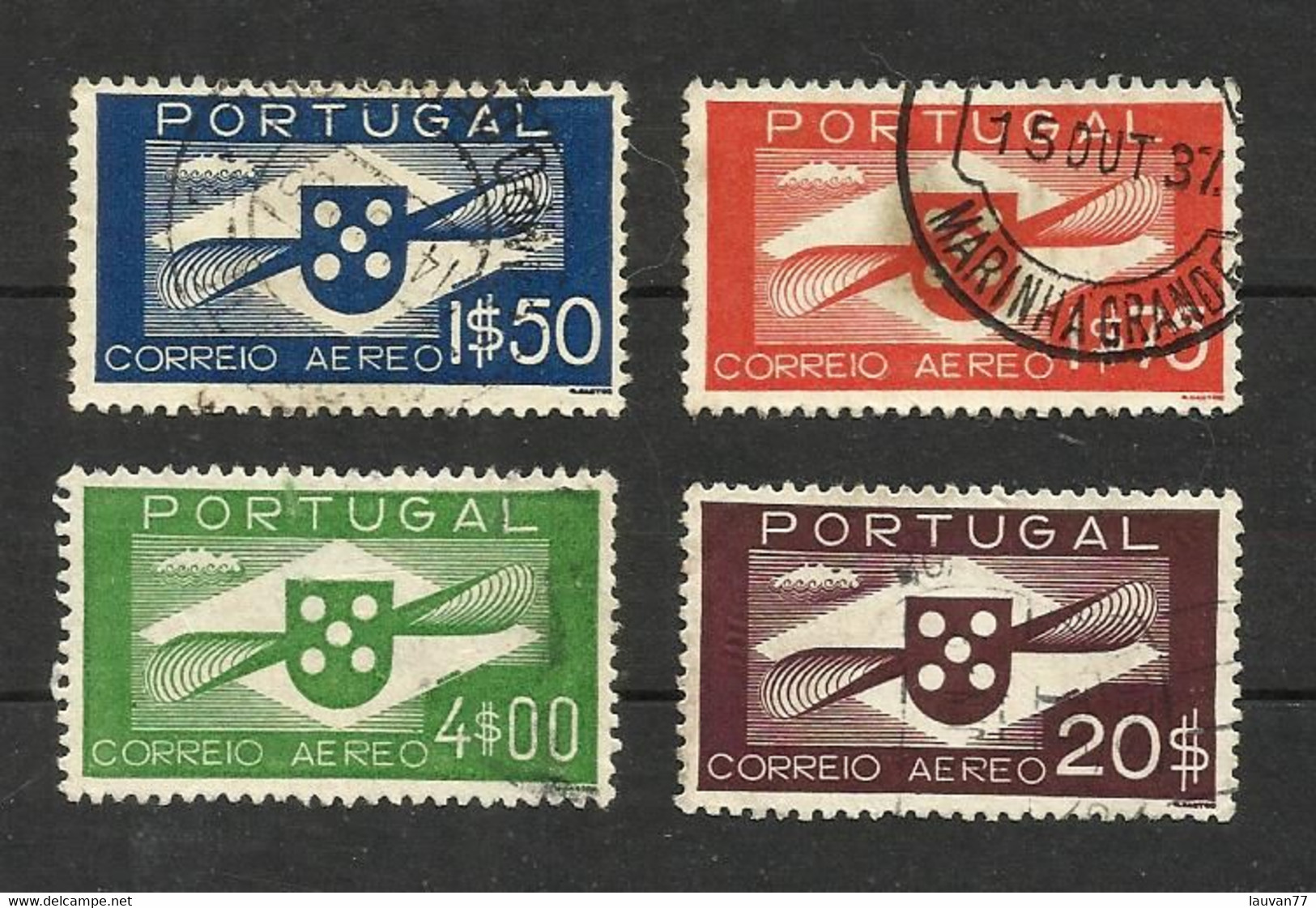 Portugal Poste Aerienne N°1, 2, 5, 9 Cote 23.60 Euros - Used Stamps