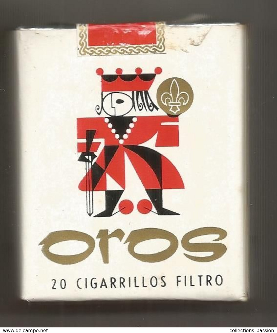 Ancien Paquet De Cigarettes , Complet , Scéllé, OROS ,filtre , Frais Fr 3.15 E - Otros & Sin Clasificación