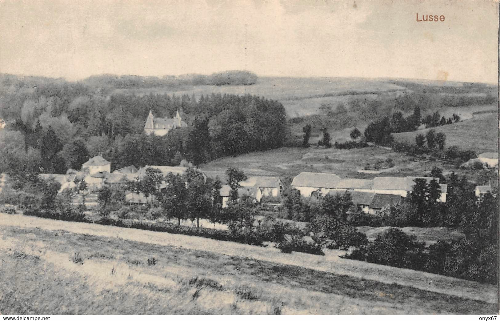 LUSSE (88-Vosges) Provenchères-Wissembach Vue Sur Le Village Cachet Militaire Briefstempel-Feldpost Bataillon Bonn - Autres & Non Classés