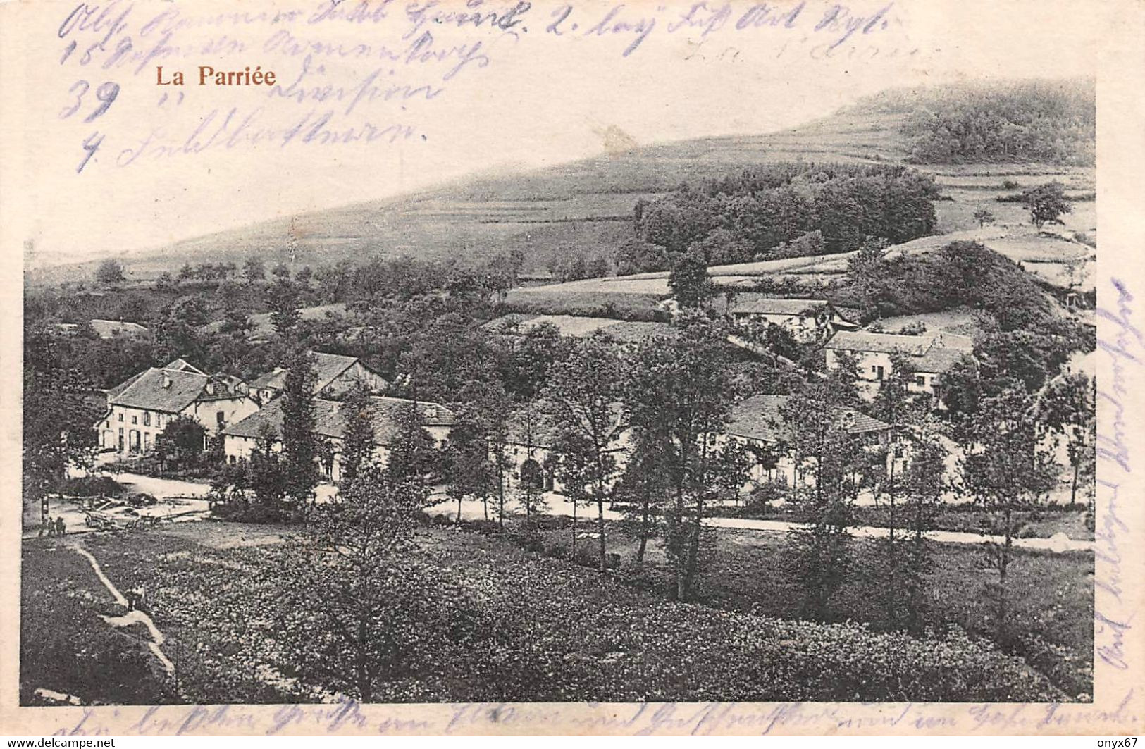 LA PARRIEE-LUSSE (88-Vosges) Provenchères-Wissembach Village Cachet Militaire Briefstempel-Feldpost 39 Reserve Division - Autres & Non Classés