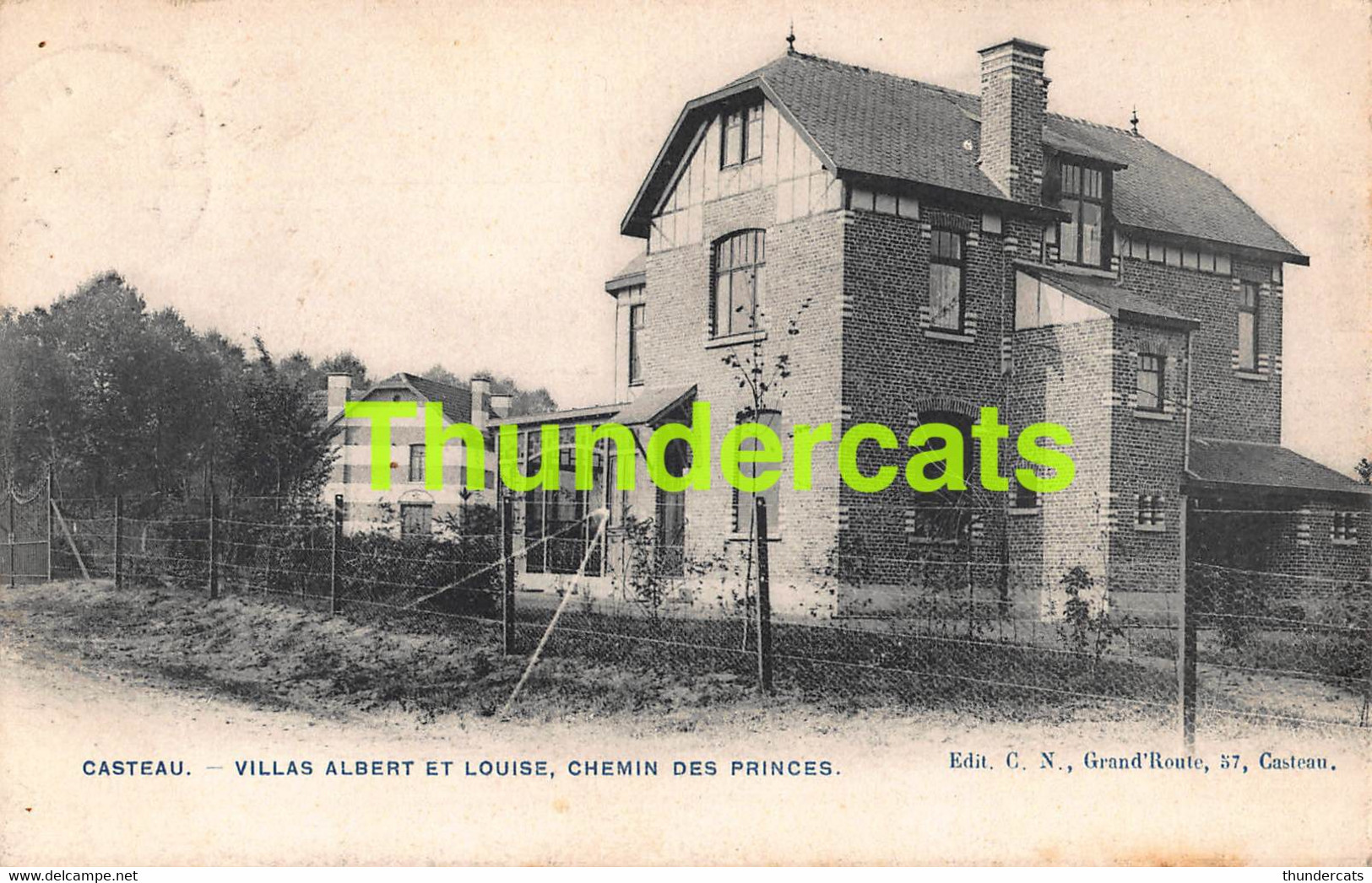 CPA CASTEAU VILLAS ALBERT ET LOUISE CHEMIN DES PRINCES - Soignies