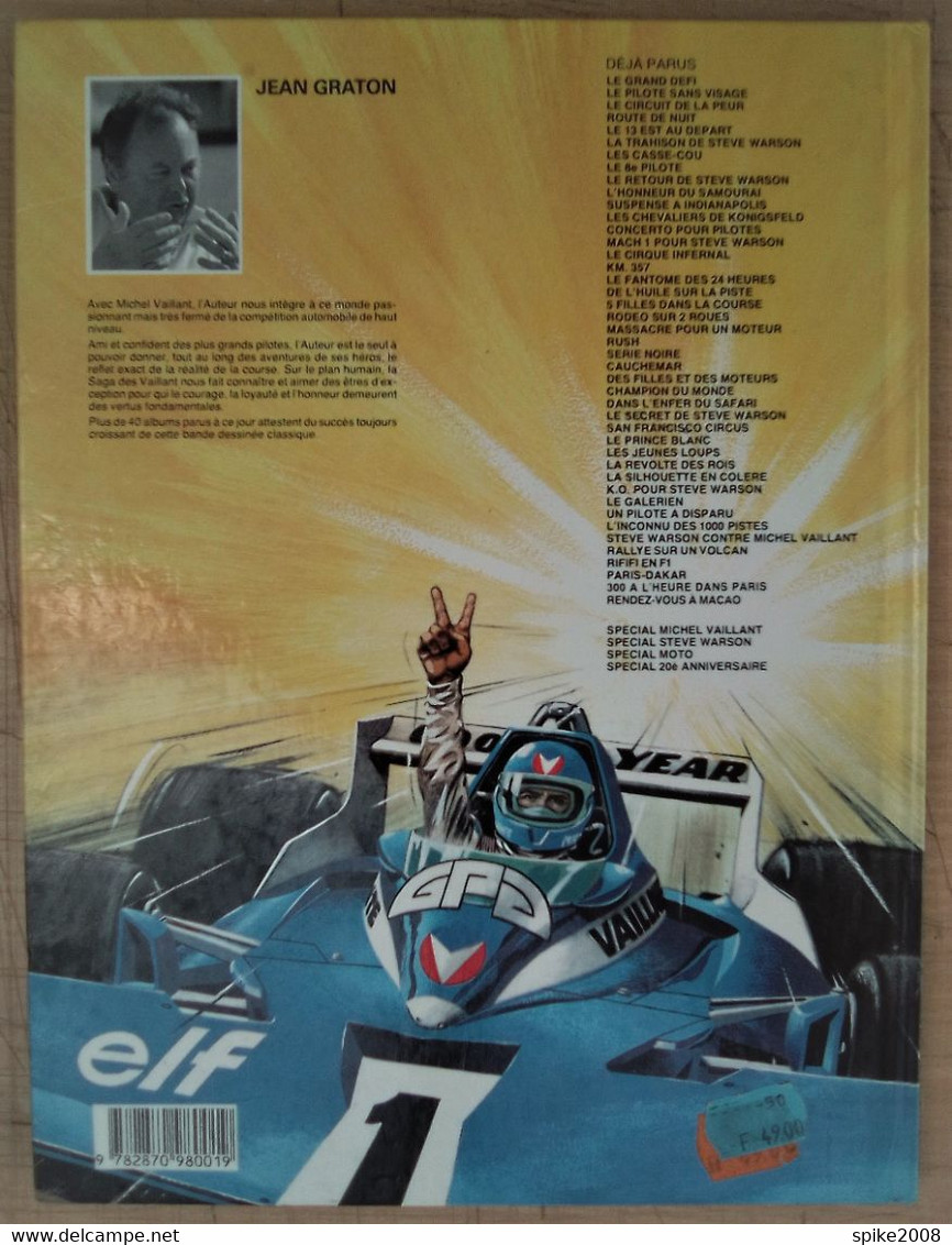 E.O. 1983 MICHEL VAILLANT T43 RENDEZ-VOUS A MACAO Par Jean GRATON - Michel Vaillant