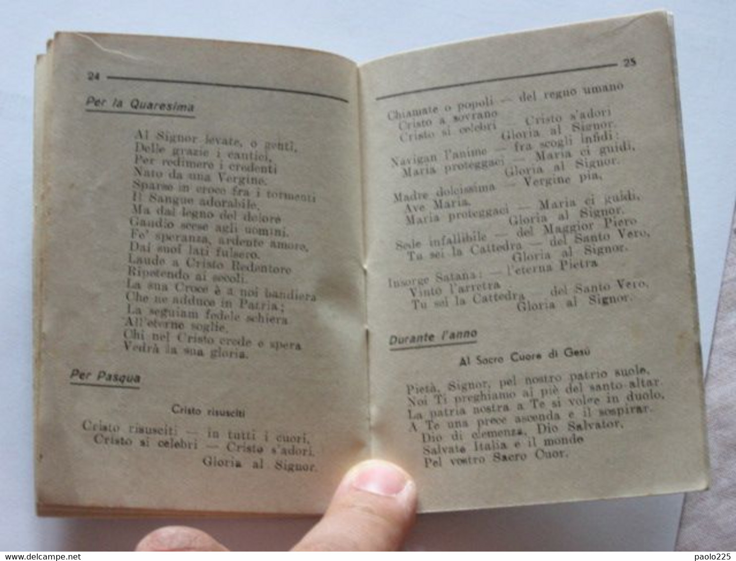 LA MESSA DEL FANCIULLO CM. 8 X 11,50 RELIGIONE ED. CARROCCIO PADOVA - Libri Antichi