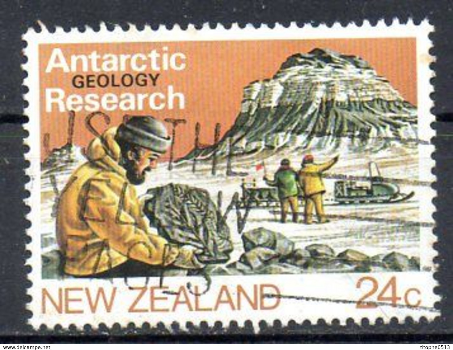 NOUVELLE ZELANDE. N°859 Oblitéré De 1984. Recherche En Géologie. - Research Programs