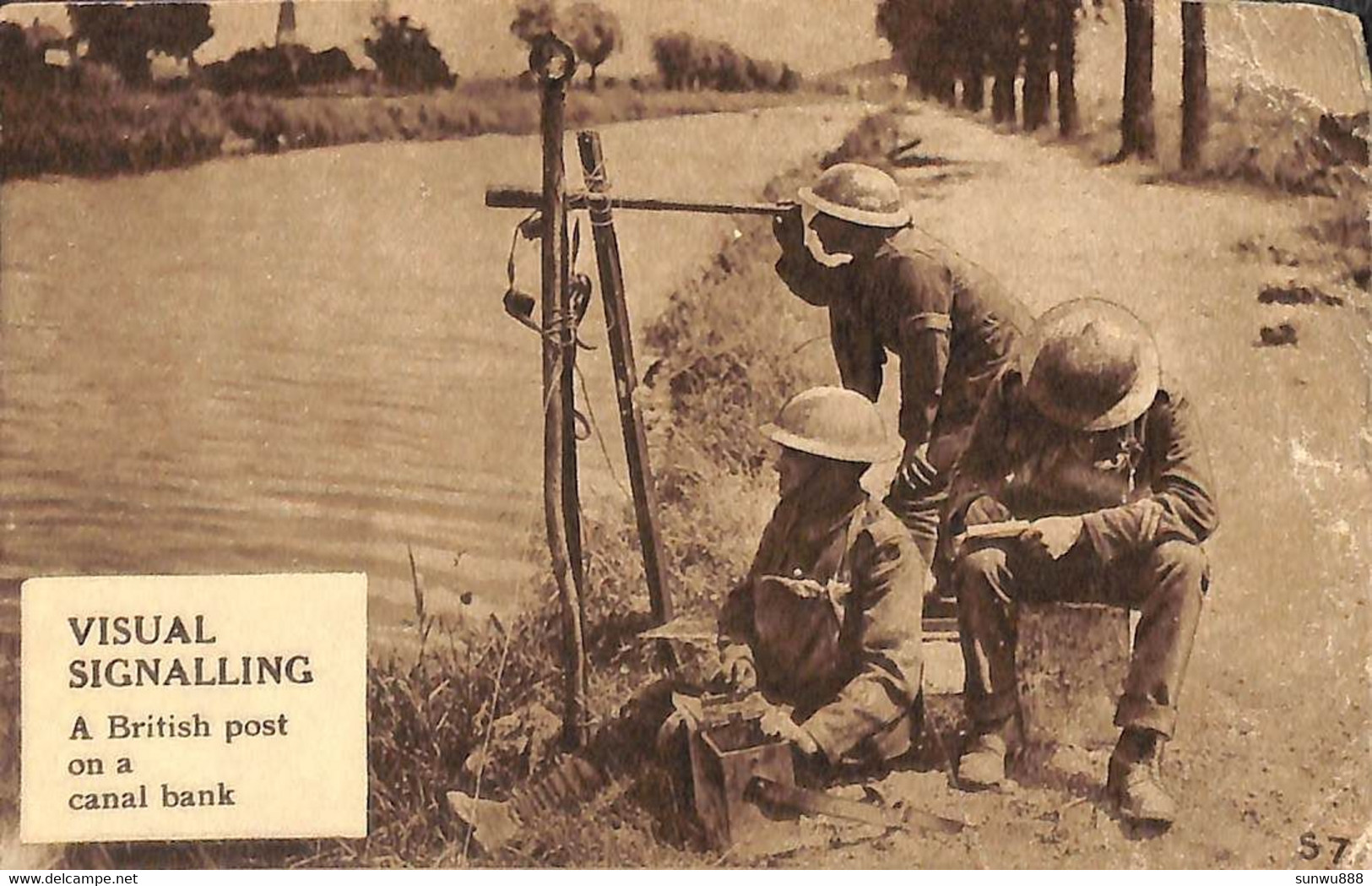 Visual Signalling - A British Post On A Canal Bank (animation, 1920) (fixed Price) - Ausrüstung