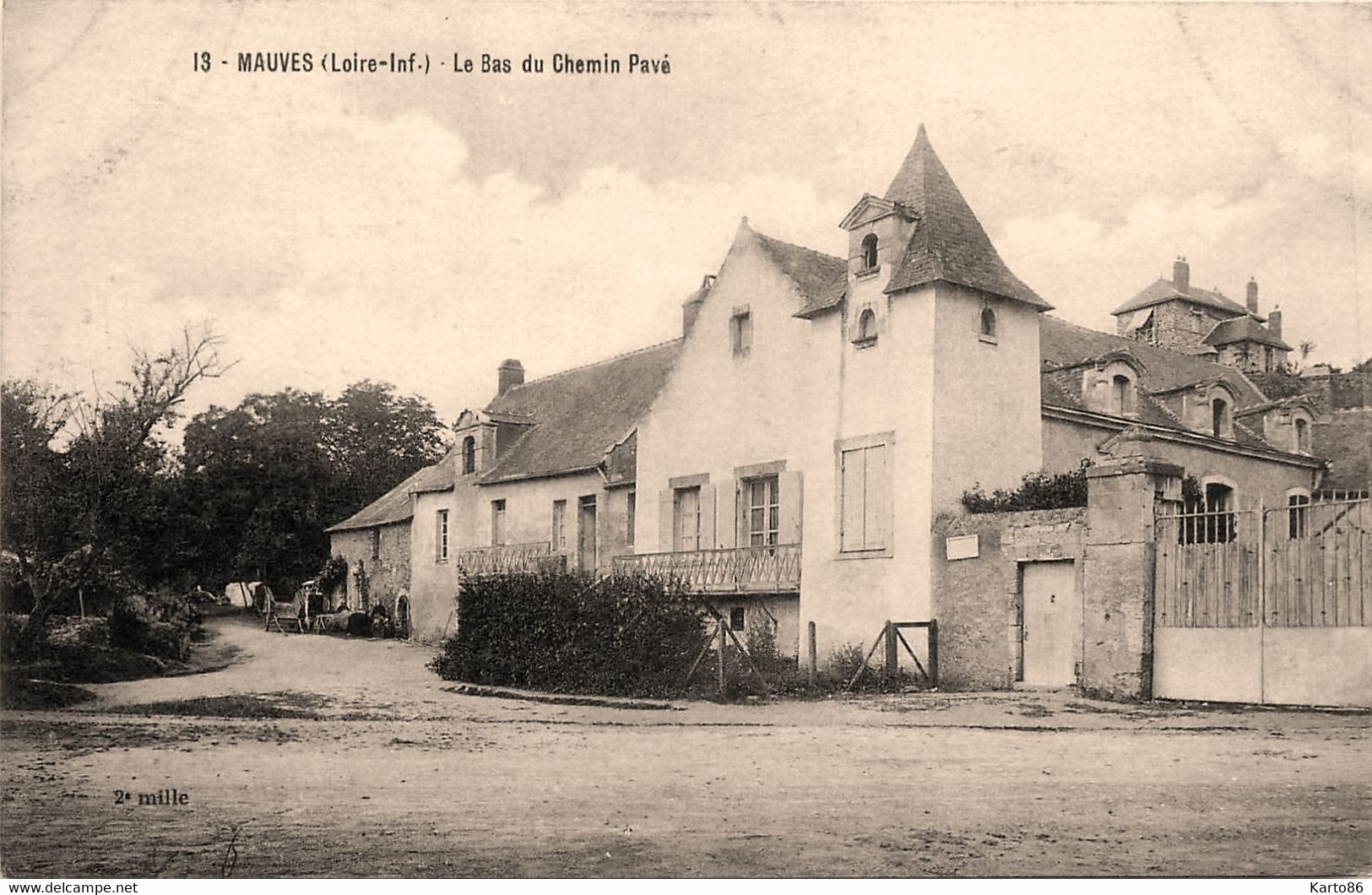 Mauves Sur Loire * Le Bas Du Chemin Pavé - Mauves-sur-Loire