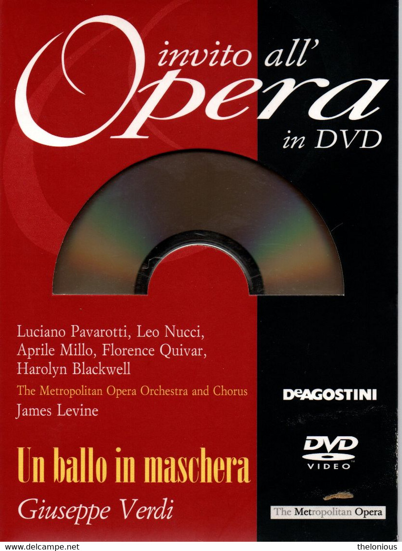 # Invito All'Opera In DVD N 13: G. Verdi - Un Ballo In Maschera - Con Libretto - Concert Et Musique