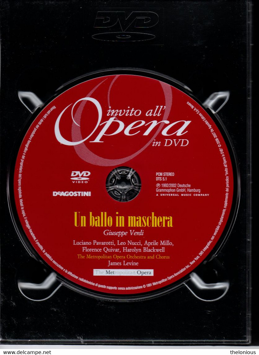 # Invito All'Opera In DVD N 13: G. Verdi - Un Ballo In Maschera - Con Libretto - Concert & Music