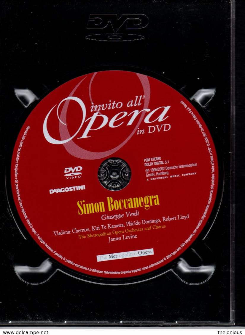 # DVD: G. Verdi - Simon Boccanegra - Chernov, Domingo - Reg. 1995 Con Libretto - Concert Et Musique