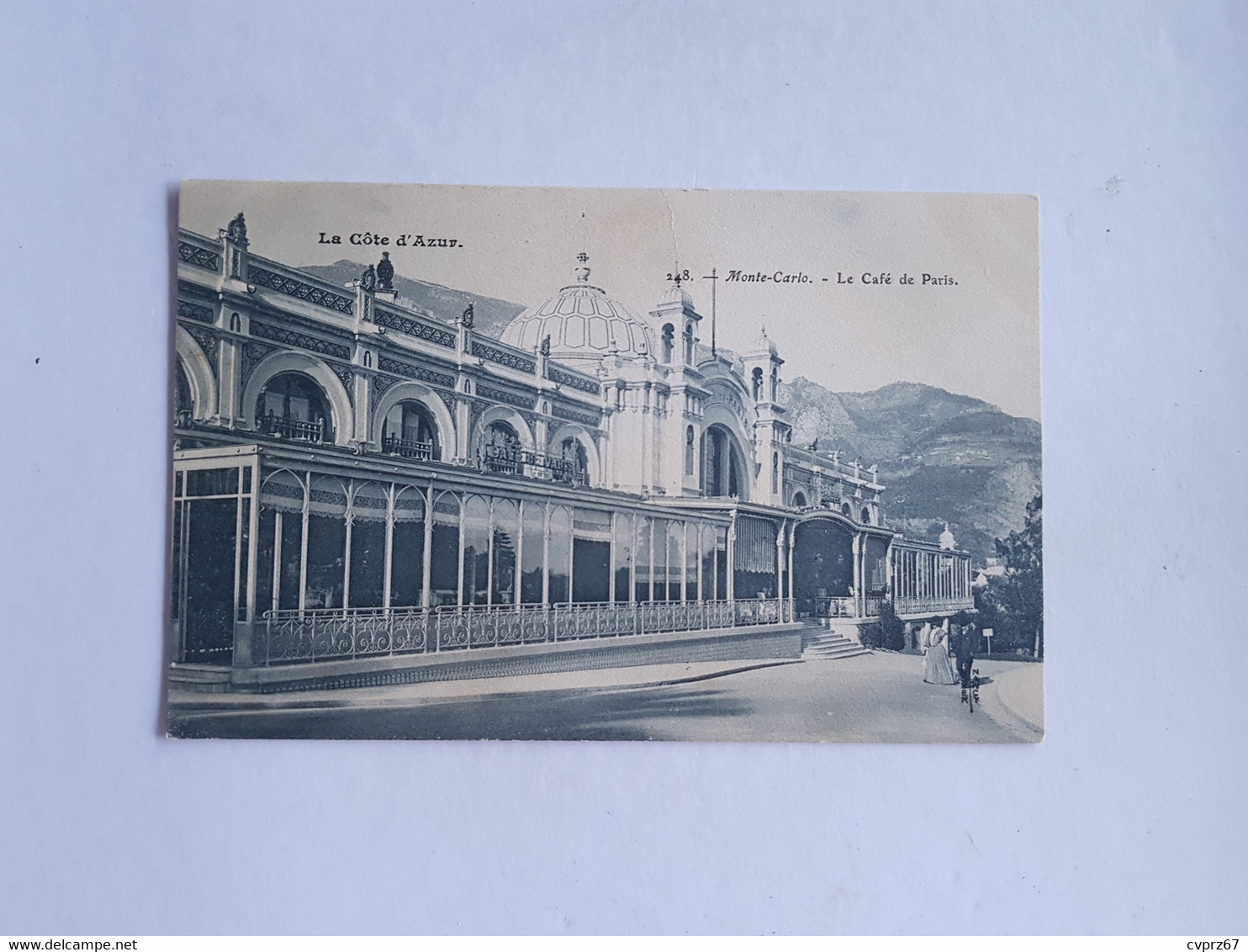 CPA 248. Monte Carlo, Monaco, Le Café De Paris - Bares Y Restaurantes