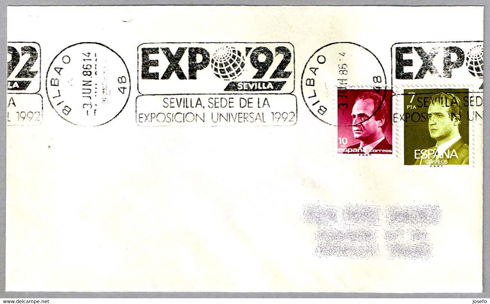 EXPO'92 - SEVILLA. Bilbao 1986 - 1992 – Sevilla (Spanje)