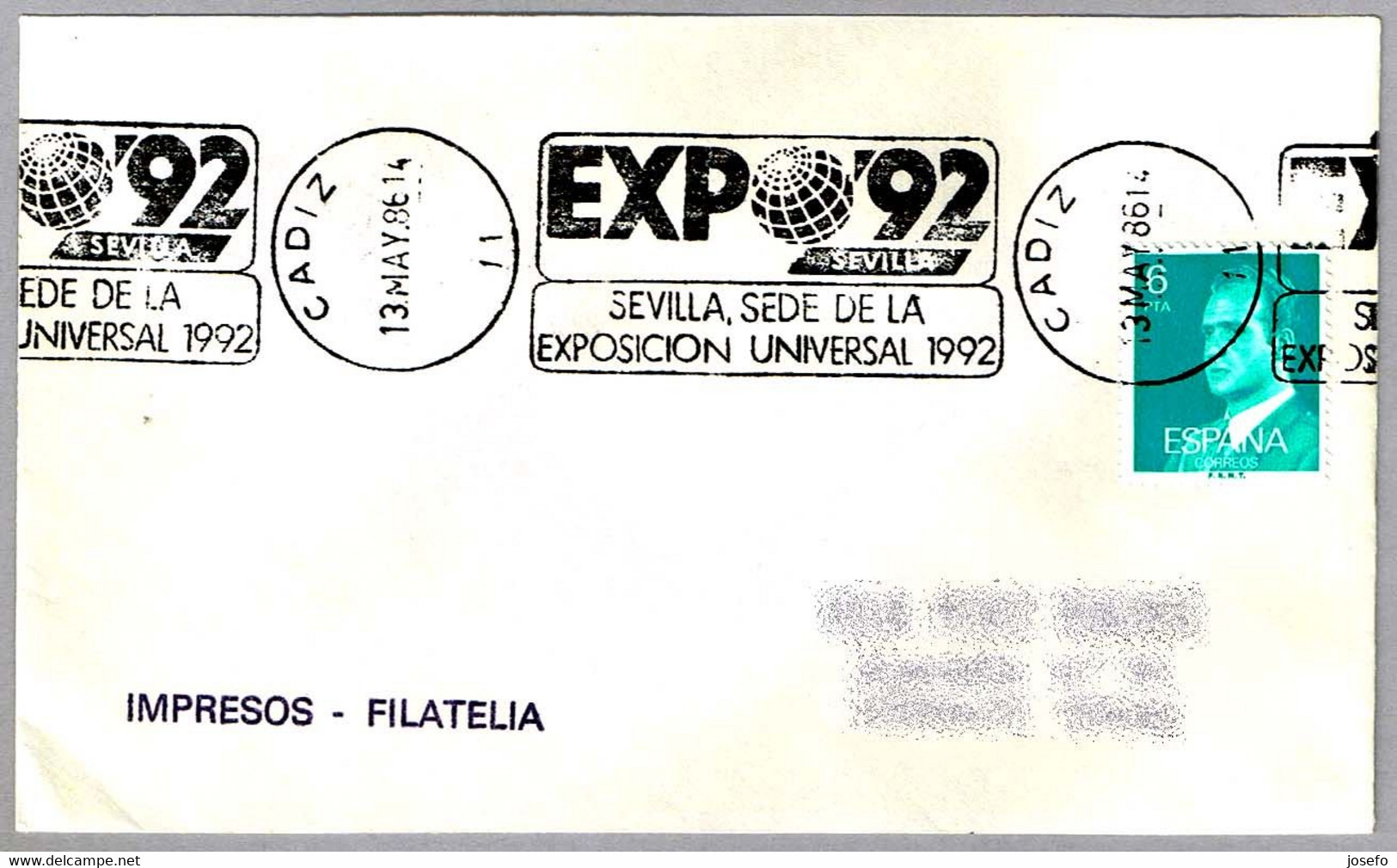 EXPO'92 - SEVILLA. Cadiz, Andalucia, 1986 - 1992 – Sevilla (Spanje)