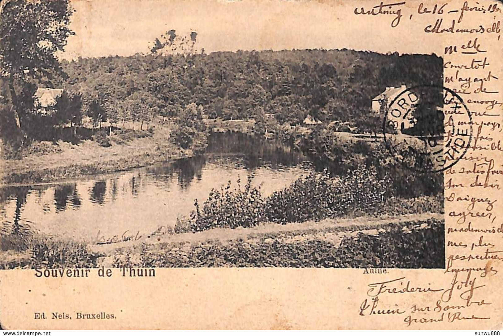 Souvenir De Thuin - Aulne (Nels 1900) - Thuin