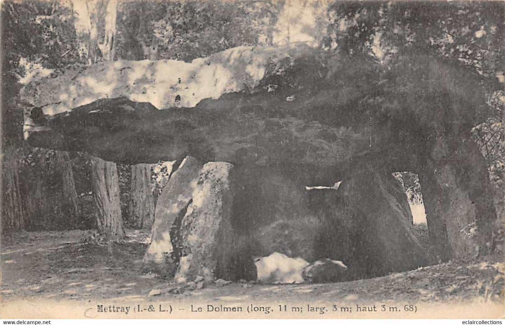 Thème: Dolmen Et Menhir:    Mettray    37         Le Dolmen     (voir Scan) - Dolmen & Menhirs