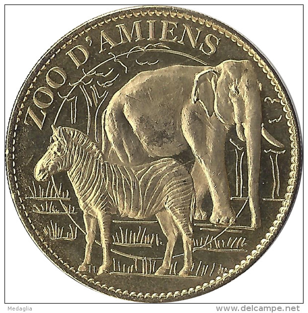 2008 AB181 - ZOO D AMIENS 1 - ELEPHANT ET ZEBRE / ARTHUS BERTRAND - 2008