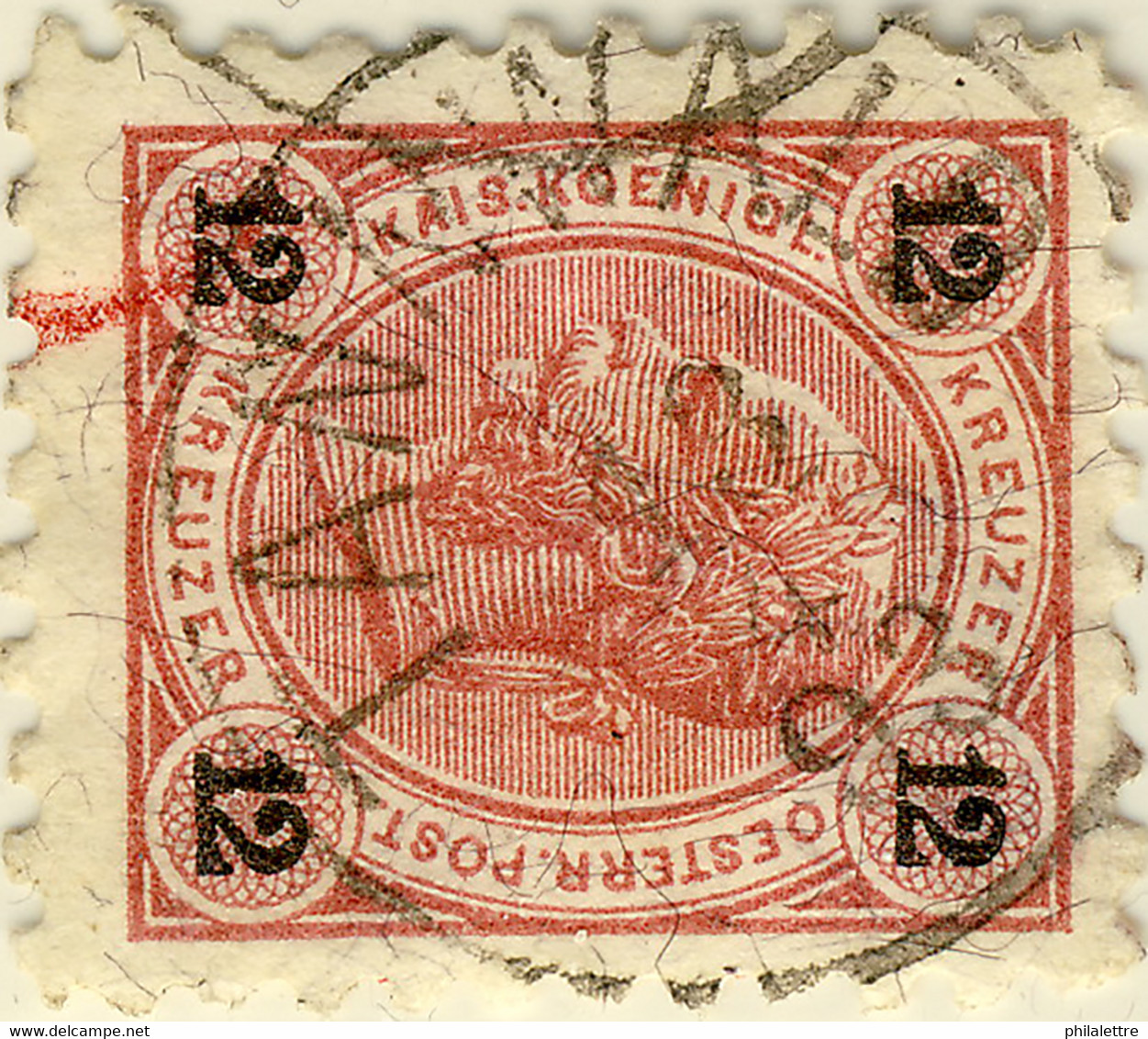 AUTRICHE / AUSTRIA - 1893 " TANNWALD " (Bohm., Czech) Cds On Mi.55 (p. L9 1/4) - Gebraucht