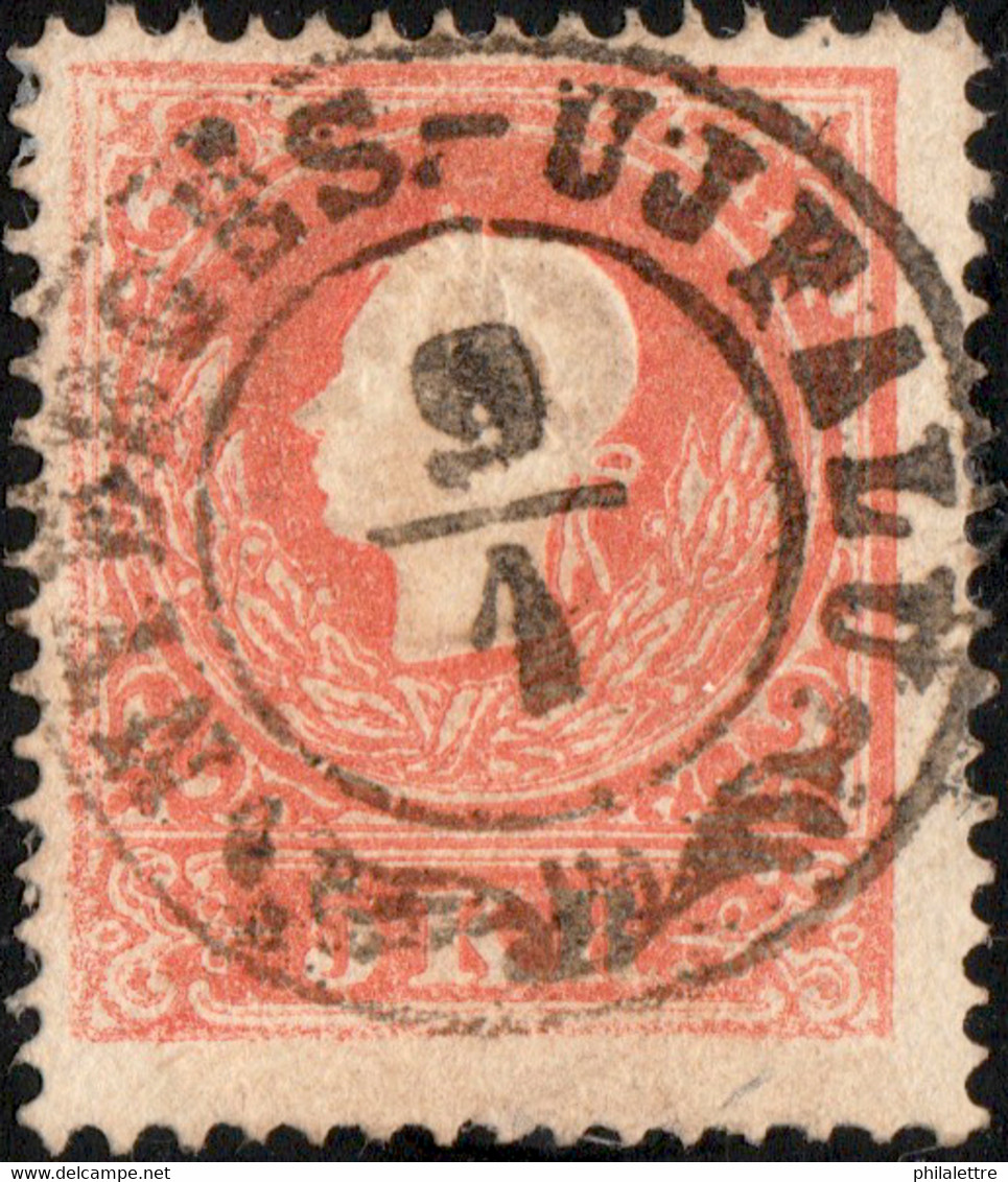 AUTRICHE-HONGRIE / HUNGARY / UNGARN  "NYERGES-UJFALU" (Mueller 1949a) On Mi.13 - Gebraucht