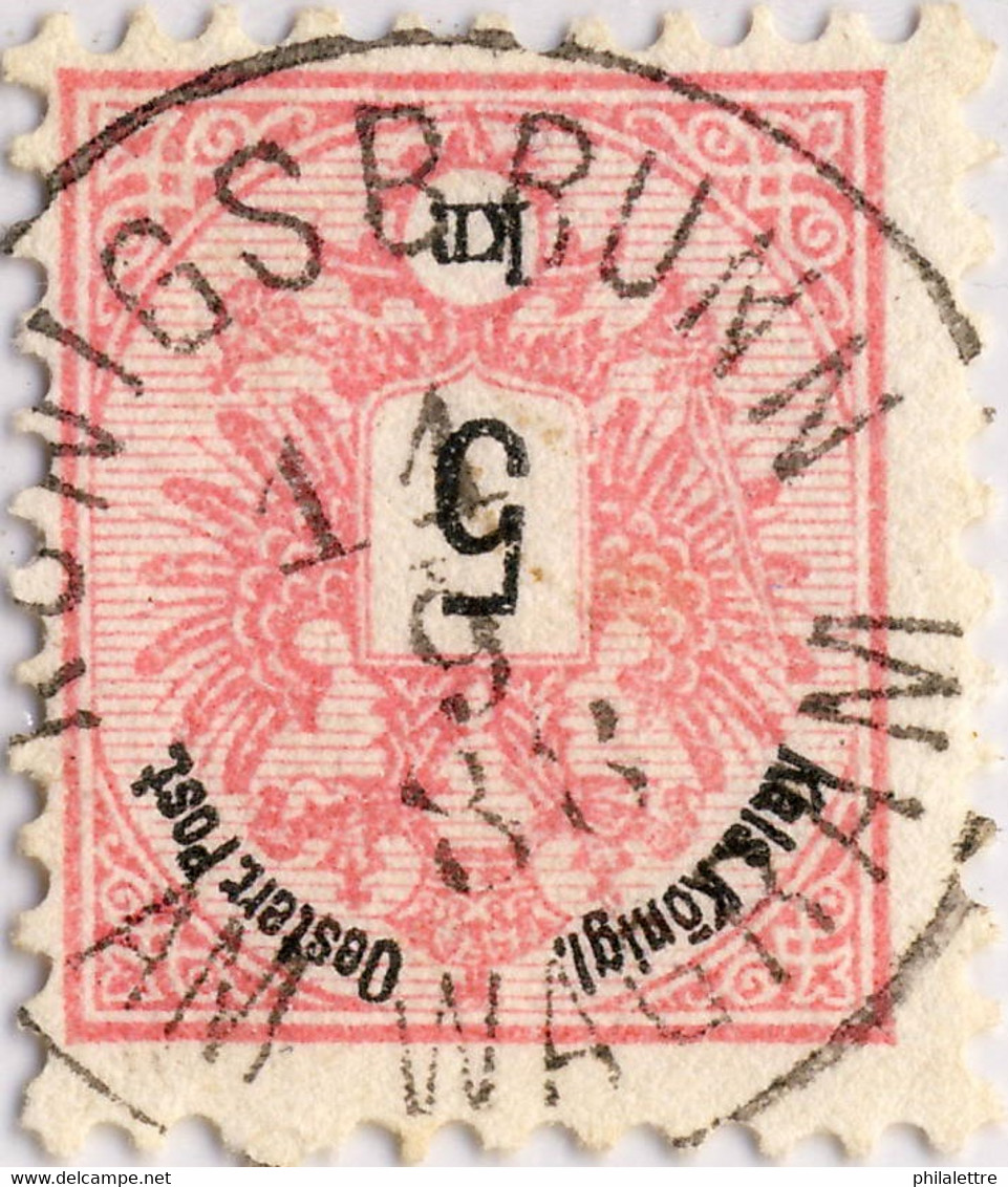 AUTRICHE / AUSTRIA 1888 " KÖNIGSBRUNN / AM WAGRAM " (gEj Klein 2232a) /Mi.46 - Gebraucht