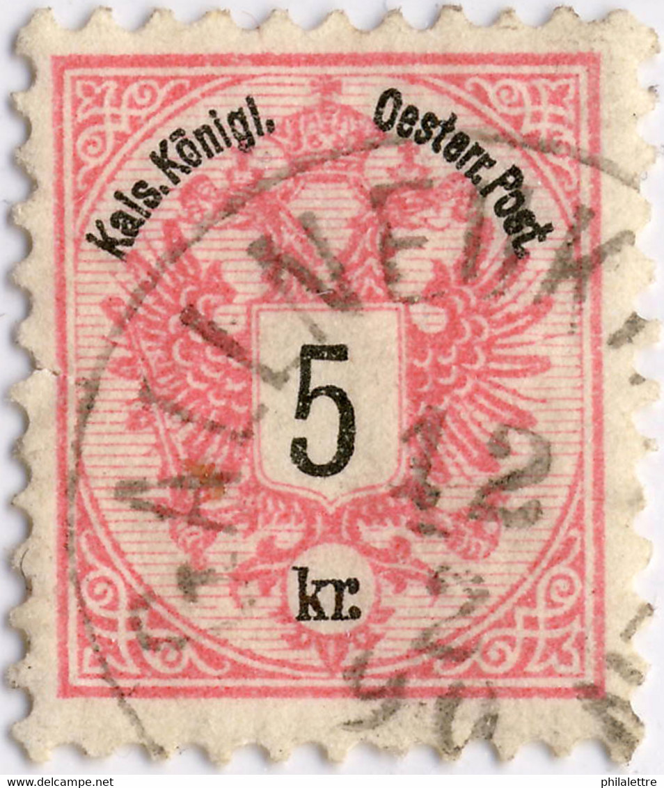 AUTRICHE / AUSTRIA 1890 " GALLNEUKIRCHEN " (gEj Klein 1239b) /Mi.46 P.10 - Oblitérés