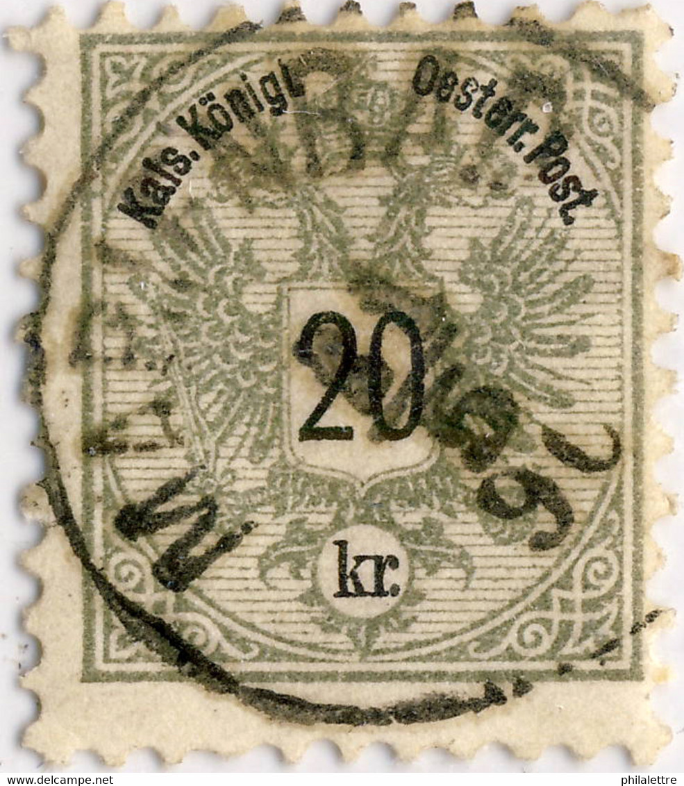 AUTRICHE / AUSTRIA 1890 " MARIENBAD " (gEj Klein 2902c) /Mi.48 P.10 - Gebraucht