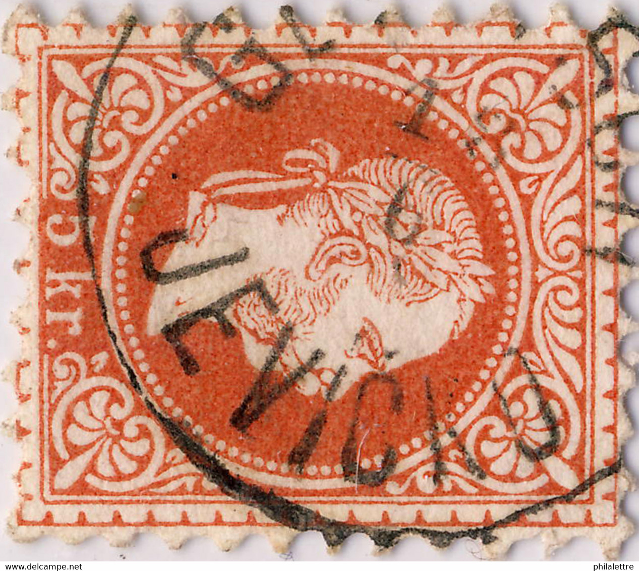 AUTRICHE / AUSTRIA " GEWITSCH / JEVICKO " (gEj Klein 1287b) /Mi.37.II - Oblitérés