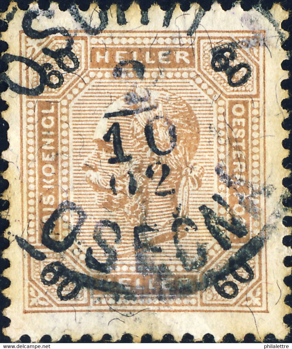 AUTRICHE/AUSTRIA/ÖSTERREICH 1902 " OSCHITZ / OSECNA " (Czech OSEČNÁ) On Mi.96B - Oblitérés